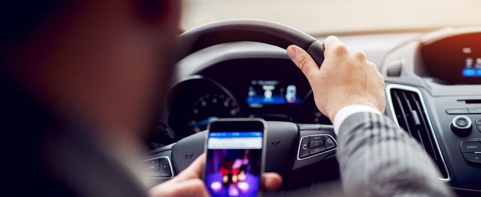 Telefoongebruik in de auto