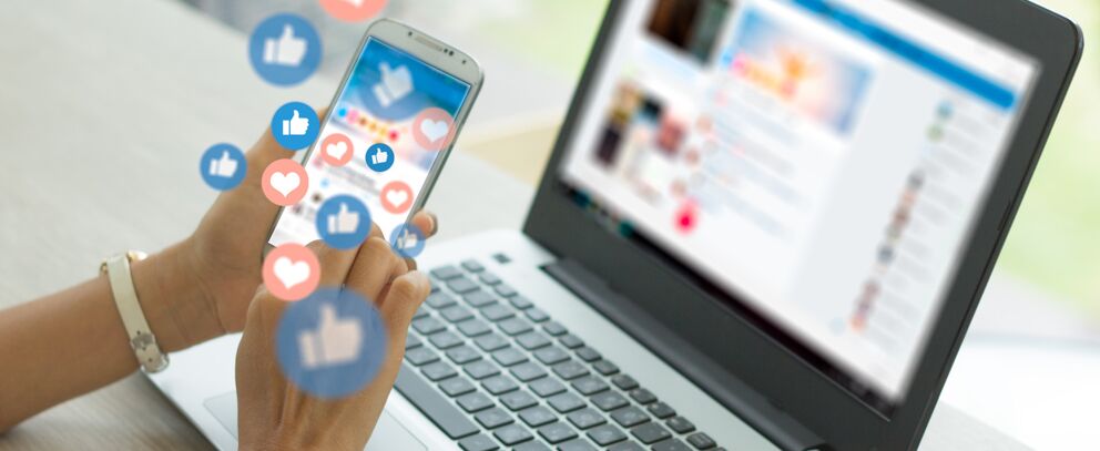 gebruik maken van social media met hulp van VCN